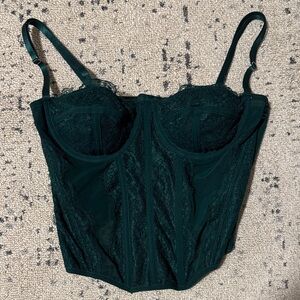 SHEIN Silquee Slim Fit Lace Contrast Mesh Camisole Top